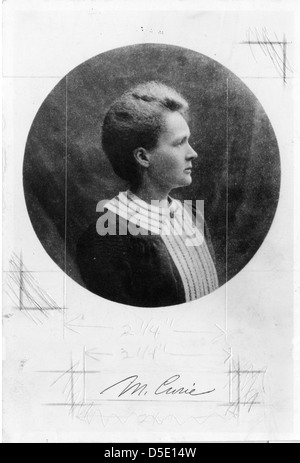 Marie Sklodowska-Curie (1867-1934) Stockfoto