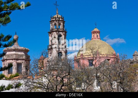 Templo de San Francisco, San Miguel de Allende, Mexiko Stockfoto