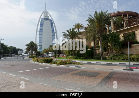 Hotel Burj Al Arab, Dubai, Vereinigte Arabische Emirate. Stockfoto