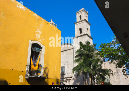 Kathedrale, Merida, Bundesstaates Yucatán, Mexiko Stockfoto