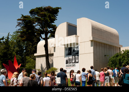 Joan Miro Stiftung - Zentrum für zeitgenössische Kunst studiert Stockfoto