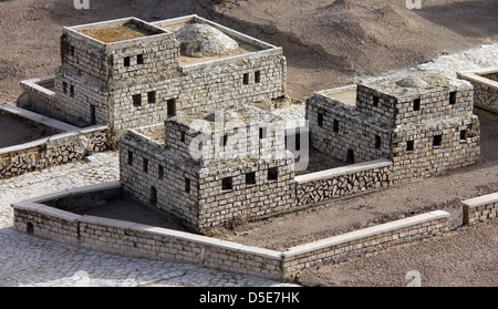 Häuser im alten Jerusalem. Stockfoto