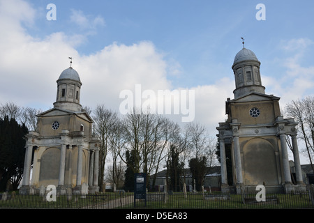 Mistley Kirchtürme von English Heritage verwaltet Stockfoto