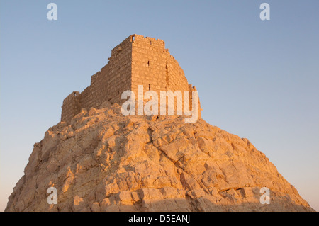 Mittelalterlichen arabischen Festung - Qala'at Ibn Maan (Ibn Maan Schloss, Fakhr al-Din al-Maani Burg), Palmyra, Syrien Stockfoto