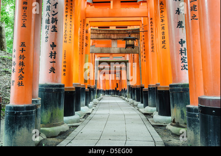 Details der Fushimi-Inari-Taisha Schrein, Kyoto, Japan, Asien Stockfoto