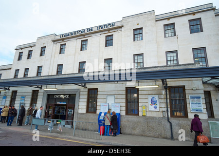 Leamington Spa Railway Station Warwickshire UK Stockfoto