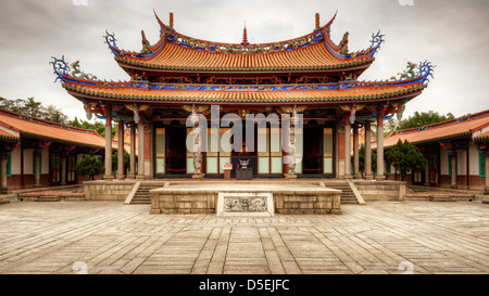 Konfuzius-Tempel Taipei in Taipeh, Taiwan stammt aus dem Jahr 1879. Stockfoto