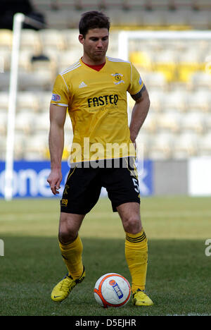 Livingston, Schottland. Samstag, 30. März 2013. Craig Barr während Livingston V Dunfermline, SFL Div 1 Spiel Braidwood Motor Company-Stadion. Bildnachweis: Colin Lunn / Alamy Live News Stockfoto