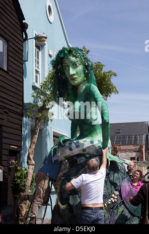 Jack im grünen Festival in Hastings Stockfoto