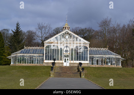 Konservatorium in Corporation Park, Blackburn Stockfoto