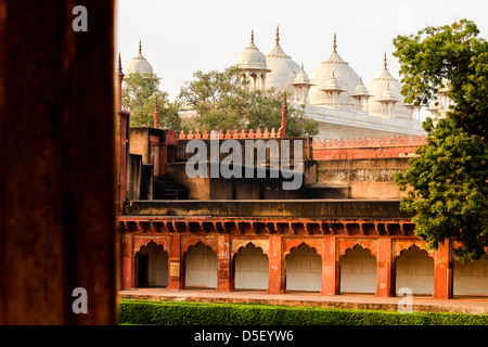 Agra Fort in Agra, Uttar Pradesh, Indien Stockfoto