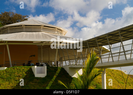 Gatun-Schleusen-Besucherzentrum. Colon, Republik Panama, Mittelamerika Stockfoto