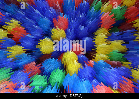 Bild von einem Hintergrund aus Streifen von verschiedenen Farben Stockfoto