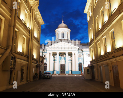 Weiße Nächte in St. Petersburg, Russische Föderation - armenischen Kirche St. Catherine an der Nevsky Allee Stockfoto