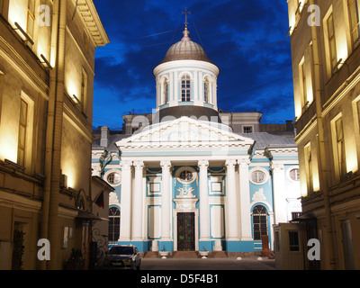 Weiße Nächte in St. Petersburg, Russische Föderation - armenischen Kirche St. Catherine an der Nevsky Allee Stockfoto