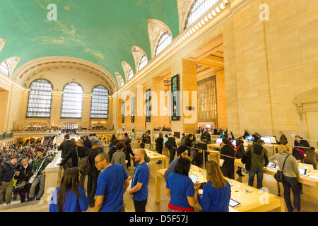 Apple Store in der Grand Central Station in New York City Stockfoto