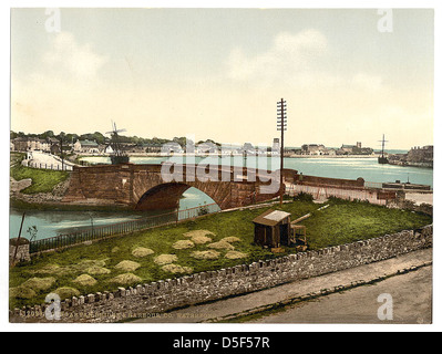 [Dungarven-Brücke und Hafen (d.h. Dungarvan). County Waterford, Irland] (LOC) Stockfoto