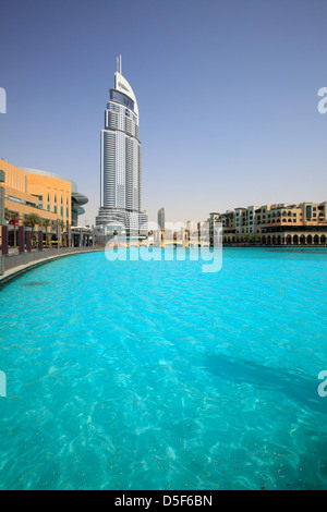 Die Adresse Downtown Dubai, 5-Sterne Luxus-Hotel, Dubai, Vereinigte Arabische Emirate Stockfoto