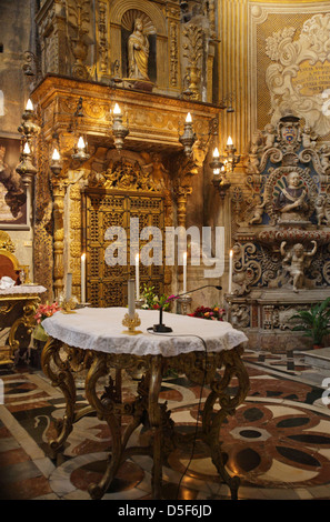 Kapelle St. Agatha in der Kathedrale von Catania, Sizilien, Italien Stockfoto