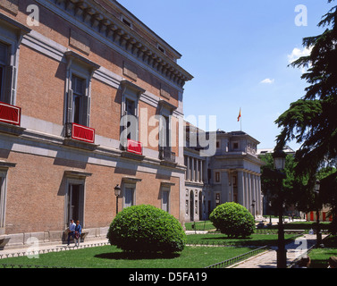 Museo Nacional del Prado (Prada-Museum), Paseo del Prado, Retiro, Madrid, Königreich Spanien Stockfoto
