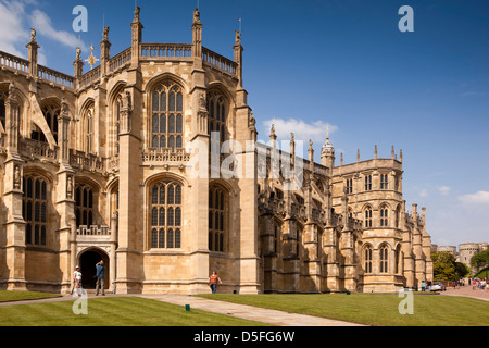 England, Berkshire, Windsor Castle, St.-Georgs-Kapelle Stockfoto