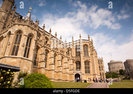 England, Berkshire, Windsor Castle, St.-Georgs-Kapelle Stockfoto