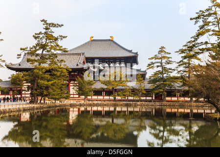 Todaiji Tempel in Nara, japan Stockfoto