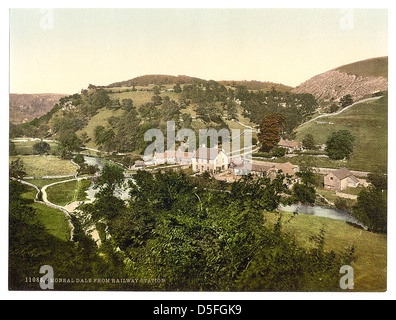 [Mansal Dale vom Bahnhof, Derbyshire, England] (LOC) Stockfoto