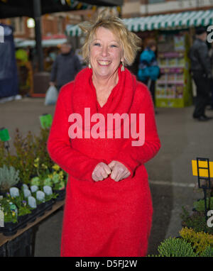 Gloucester, Großbritannien. 1. April 2013. TV-Gärtner und Autor Carol Klein Teilnahme an Haus und Gartenparty in Gloucester Quays Shopping Outlet.Gloucester UK. Bildnachweis: Charlie Bryan/Alamy Live-Nachrichten Stockfoto