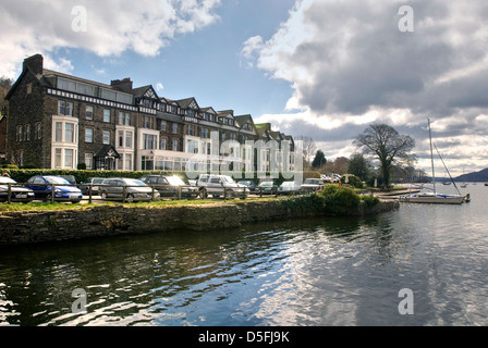 Das YHA Hostel in Ambleside am Lake Windermere. Jugendherberge-Youth hostel Stockfoto