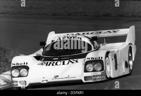 1000 KM Monza, 1985, Italien, Porsche 962 C, Manfred Winkelhock (D), Marc Surer (Ch) Stockfoto