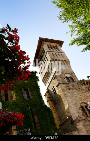 Das 12. Jahrhundert alte Rathaus (jetzt Museum) in Saint Antonin Noble Val, Tarn et Garonne, Frankreich Stockfoto