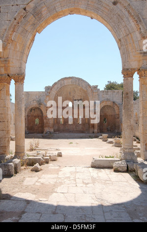 Ruinen der Kirche Saint Simeon Stylites, Syrien Stockfoto