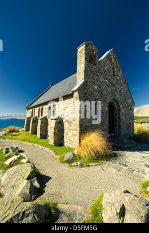 Kirche des guten Hirten, Lake Tekapo, Südinsel, Neuseeland Stockfoto