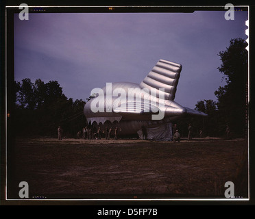 Sperrfeuer Ballon, Parris Island, S.C. (LOC) Stockfoto