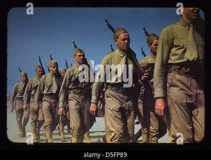 Marines Abschluss Ausbildung auf Parris Island, S.C. (LOC) Stockfoto