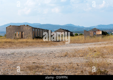 Camp de Rivesaltes zwischen Rivesaltes und Perpignan in Südfrankreich.  SIEHE BESCHREIBUNG FÜR DETAILS. Stockfoto