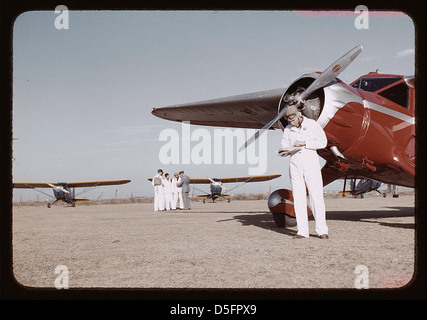 [Zivile Ausbildung Schule], Studenten und Dozenten, Meacham Field, Fort Worth, Texas (LOC) Stockfoto