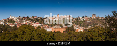 Madagaskar, Antananarivo, Roval Palast und Musee Andafivaratra Haute-Ville Skyline Stockfoto