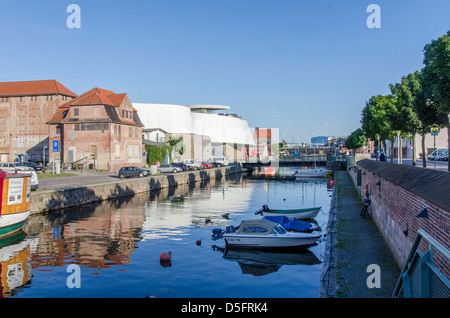 Stadtansichten aus Stralsund in Deutschland Stockfoto