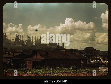 [Häuser und Fabriken] (LOC) Stockfoto