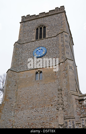 St. Martins Kirche Fincham in Norfolk Stockfoto