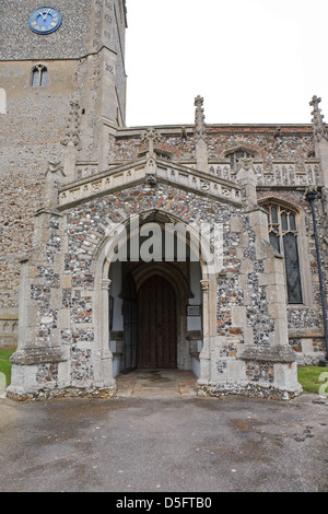 St. Martins Kirche Fincham in Norfolk Stockfoto