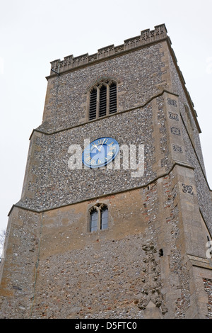 St. Martins Kirche Fincham in Norfolk Stockfoto