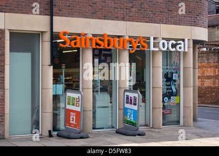 Sainsbury's lokale Bootham in York Stockfoto