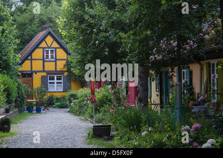 Stadtansichten aus Stralsund in Deutschland Stockfoto