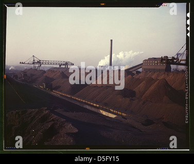 Hanna Öfen von Great Lakes Steel Coporation, Talon von Kohle und Eisenerz, Detroit, Michigan (LOC) Stockfoto