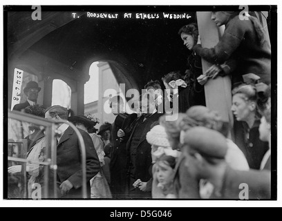 T.Roosevelt bei Ethel Hochzeit (LOC) Stockfoto