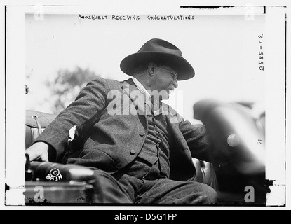 T.R [Theodore Roosevelt] empfangen herzlichen Glückwunsch (LOC) Stockfoto