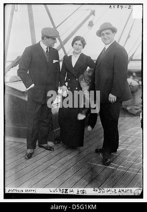 Antonio Scotti, Lucrezia Bori, Pasquale Amato (LOC) Stockfoto